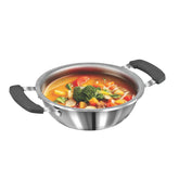 SignoraWare Artista Stainless Steel Cookware Mini Kadhai | Ideal for Pakoras, Sautéed vegetables, Aloo fry or Small Portions Of Fritters | Best for Frying & Roasting Spices |Great for Melting & Mixing