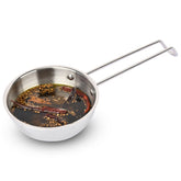 SignoraWare Artista Tri-Ply Cookware Tadkapan | Faster Cooking | Induction Friendly | Ideal for Tadka for Rasam, Sambar, Dals and Curries | Roasting Nuts & Seeds | Making Ghee Tadka Popcorn ( 700ml )