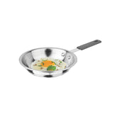 SignoraWare Artista Tri-Ply Stainless Steel Mini Frypan 12.5cm | Less oil needed | Save Energy & Time | Easy to Clean | Ideal for Quick Stir-Fries | Best for Toast Bread, Buns Or Mini Dosa ( 500ml )