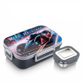 SignoraWare Chipmunk Stainless Steel Lunch Box | Airtight & Leakproof | Microwave Safe | Maintain Crispness | Ideal for School Kids | Great for Picnic & Outdoor Activities ( 850ml + 130ml )