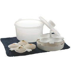 Signoraware BPA Free Plastic Microwave Cooker | Microwave Safe | Ideal for Making Idli, Dhokla & Steaming Veggies or More | Perfect for Indian Dishes | Best for Quick & Healthy Food ( 3Ltr)