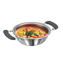 SignoraWare Artista Stainless Steel Cookware Mini Kadhai | Ideal for Pakoras, SautÃ©ed vegetables, Aloo fry or Small Portions Of Fritters | Best for Frying & Roasting Spices |Great for Melting & Mixing