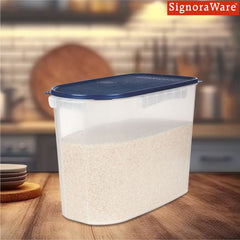 SignoraWare Rice Dispenser BPA Free Plastic Multipurpose Container | Dishwasher safe | Airtight & Leakproof | Kitchen & Pantry Storage | Ideal for Atta, Rice & Sugar Storage  ( 16 Ltr )